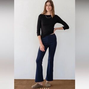 DONNI Rib Kick Flare Pant